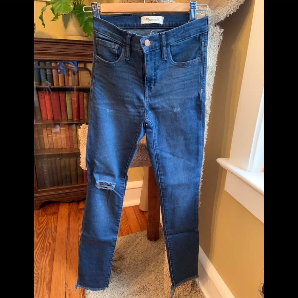 Madewell Roadtripper Frayed Hem Jeans